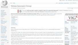 
							         Vienna Insurance Group - Wikipedia								  
							    