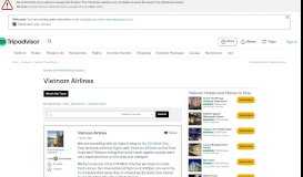 
							         Vietnam Airlines - Vietnam Message Board - TripAdvisor								  
							    