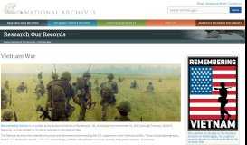
							         Vietnam War | National Archives								  
							    