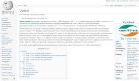 
							         Viettel - Wikipedia								  
							    