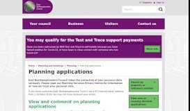 
							         View and comment on planning applications | Planning applications ...								  
							    