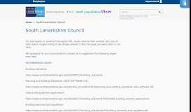 
							         View building warrant applications - South Lanarkshire Council								  
							    
