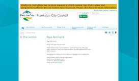 
							         View currently advertised planning applications - Frankston City Council								  
							    