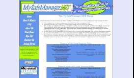 
							         View Demo - MySaleManager.NET - Software Solutions For Seasonal ...								  
							    