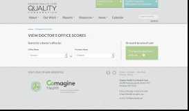 
							         View Doctor's Office Scores | Oregon Health Care Quality Corporation								  
							    