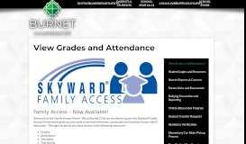 
							         View Grades and Attendance – Parents – Burnet Consolidated ISD								  
							    