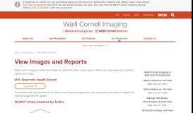 
							         View Images and Reports | Weill Cornell Imaging at NewYork ...								  
							    
