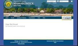 
							         View or Pay Tax Bill - Village of Mamaroneck, NY								  
							    