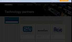 
							         View our technology partners - Technology partners | Genetec								  
							    