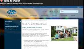 
							         View & Pay Utility Bills and Taxes | Coldwater, MI								  
							    