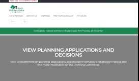 
							         View planning applications and decisions | East Staffordshire Borough ...								  
							    