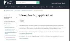 
							         View planning applications | City of Casey								  
							    