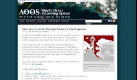 
							         View sea ice extent through the AOOS Model Explorer | Alaska Ocean ...								  
							    