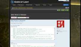 
							         View topic - DAoC Portal 2.2 Released • Dawn of Light - DOLServer								  
							    