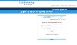
							         View Your Account - Debt Reduction Services								  
							    