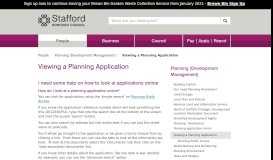 
							         Viewing a Planning Application | Stafford Borough Council								  
							    