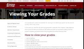 
							         Viewing Your Grades - De Anza College								  
							    