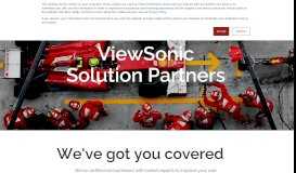 
							         ViewSonic Solution Partners								  
							    
