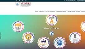 
							         VIGNAN's FOUNDATION for SCIENCE, TECHNOLOGY and ...								  
							    