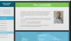 
							         Vijay Sharma MD - Saluja Medical Associates - Physician								  
							    