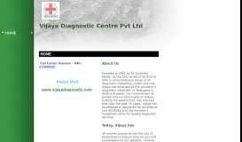
							         Vijaya Diagnostic Centre - Home								  
							    