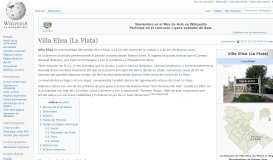 
							         Villa Elisa (La Plata) - Wikipedia, la enciclopedia libre								  
							    