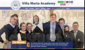 
							         Villa Maria Academy								  
							    
