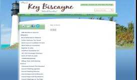 
							         Village Flood Hazard Warning System - Village of Key Biscayne								  
							    