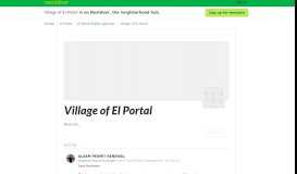 
							         Village of El Portal - 41 updates | Nextdoor								  
							    