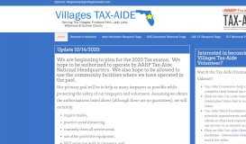
							         Villages Tax-Aide								  
							    