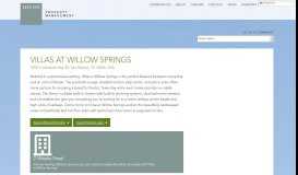 
							         Villas at Willow Springs Apartments - Greystone								  
							    