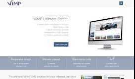 
							         ViMP Ultimate - Online Video Platform Software - Video CMS								  
							    
