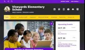 
							         Vineyards Elementary / Homepage - Collier County Public Schools								  
							    