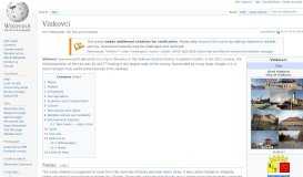 
							         Vinkovci - Wikipedia								  
							    