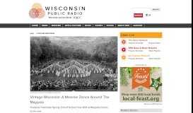 
							         Vintage Wisconsin: A Massive Dance Around The Maypole ...								  
							    
