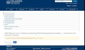 
							         Violations and Penalties | Villanova University								  
							    