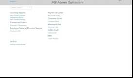 
							         VIP Admin Dashboard								  
							    