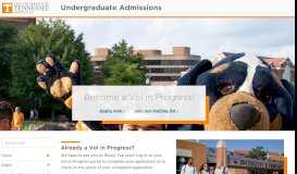 
							         VIP Landing | Undergraduate Admissions - The University of ...								  
							    