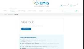 
							         Viper360 | EMIS Health								  
							    