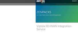 
							         Viptela SD-WAN Integration Service | Zenoss								  
							    