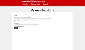 
							         Virgin Active member portal - EXERP								  
							    