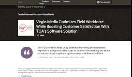 
							         Virgin Media Optimizes Field Workforce While Boosting Customer ...								  
							    