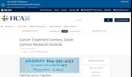 
							         Virginia Cancer Treatment Centers | HCA Virginia								  
							    