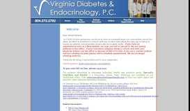 
							         Virginia Diabetes and Endocrinology								  
							    