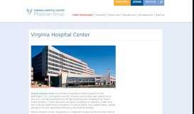
							         Virginia Hospital Center – VHC Physician Group								  
							    