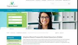 
							         Virginia Mason Medical Center, Seattle - Virginia Mason FAQs								  
							    