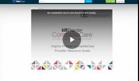 
							         Virginia Premier CompleteCare Provider Resource Guide - ppt video ...								  
							    