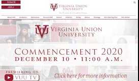 
							         Virginia Union University								  
							    
