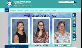 
							         Virginia Williamson Elementary / Homepage - Brunswick County ...								  
							    