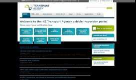 
							         VIRMs - NZTA Vehicle Portal								  
							    